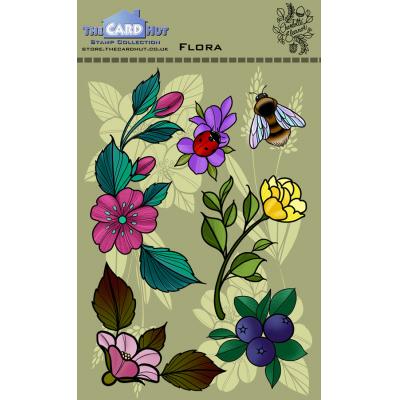The Card Hut Clear Stamps - Flora